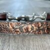Rockn' Wilsons Brown Gator Wither Strap w/ Crystal Conchos