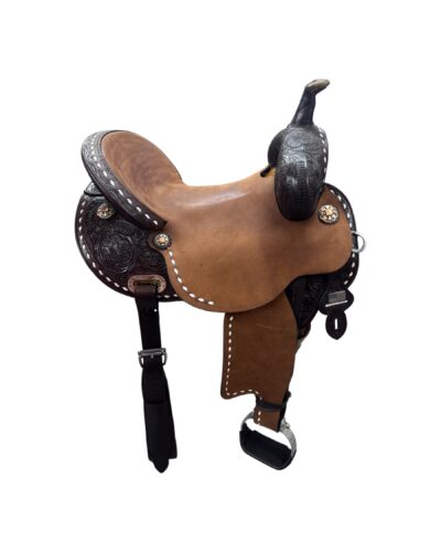 15'' Circle Y MJ53 Josey-Mitchell Renegade Racer Barrel Saddle - Image 4