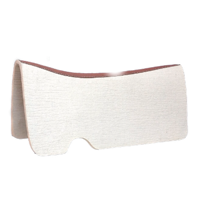 Cream Pressed Wool Contoured Liner Pad