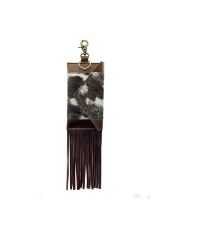 Hair on Cowhide Phone Holder
