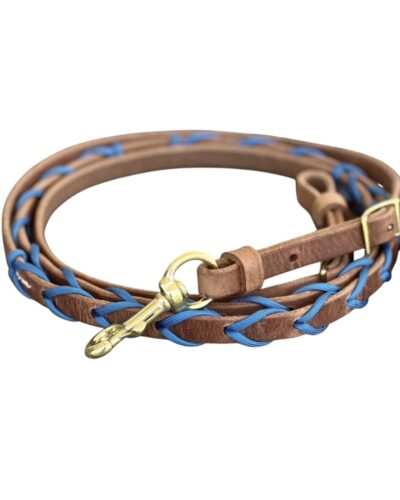 Leather Laced Barrel Reins