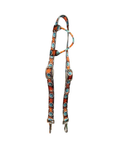 Feathered Wild West Nylon 1-Ear Headstall
