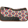 Pony Size Kaleidoscope Printed Felt Bottom Saddle Pad