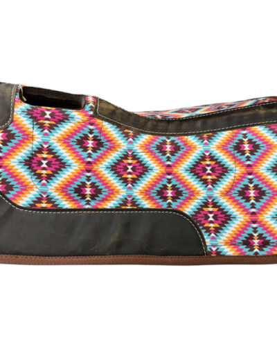 Pony Size Kaleidoscope Printed Felt Bottom Saddle Pad