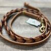 Hermann Oak Harness Leather Laced Barrel Reins