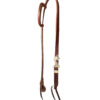Heavy Oiled One Ear Headstall w/ Spur Shank Buckle