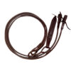 Rolled & Stitched Leather Romal Reins