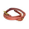 Latigo Leather Rolled & Sewn Roping Rei