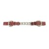 Twisted Chain Latigo Leather Curb Chain