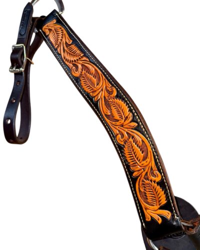 Alternative view of Martin Dyed Edge & Tooled Breastcollar