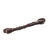 Heavy Oiled Braided Leather Curb Strap