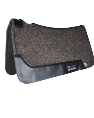 Professionals Choice Charcoal Cowboy Felt Bottom Air Ride Saddle Pad