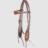 Martin Dyed Edge & Tooled Browband Headstall