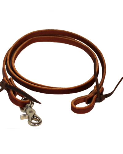 Pony Size Latigo Leather Roping Reins