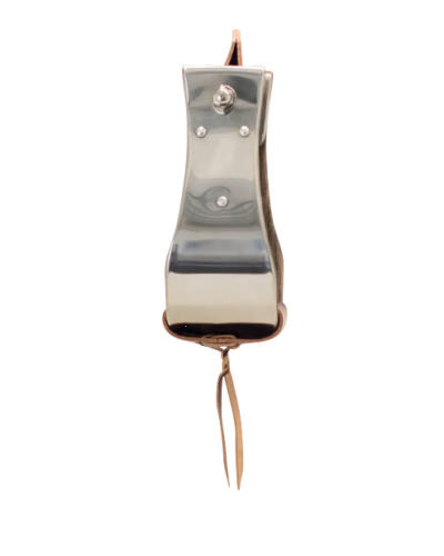 Open Range 3-1/4'' Stainless Steel Covered Wooden Stirrups