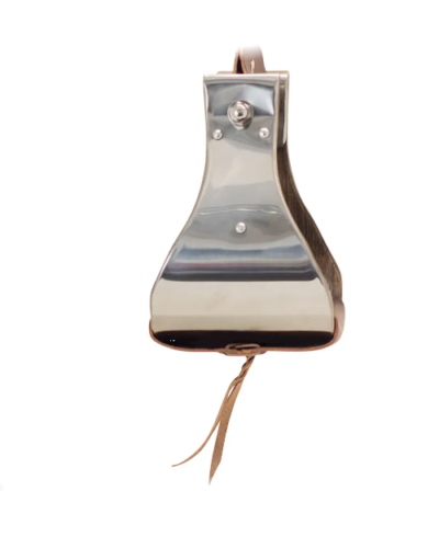 Open Range 5-1/4'' Stainless Steel Covered Wooden Stirrups