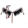 Silver Glitter Overlay Headstall & Breastcollar Set