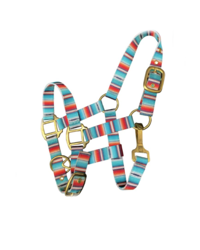 Pony Size Nylon Serape Print Halter