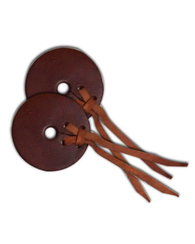 Medium Oil Leather Bit Guards