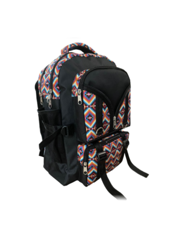Bright Pink Aztec Tactical Backpack