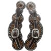 Ladies Floral Tooled Spur Straps