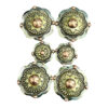 Silver & Large Gold Dot Concho Set
