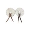 Hair on Cowhide Leather Bit Guards