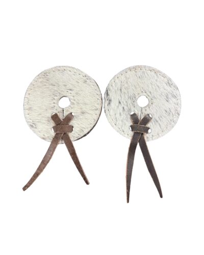 Hair on Cowhide Leather Bit Guards