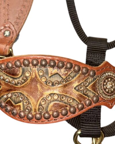 Alternative view of Rockn' Wilsons Spotted Laredo Bronc Halter