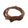 Rolled & Stitched Heavy Oiled Leather Split Reins