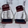 Silver Angled Aluminum Stirrups