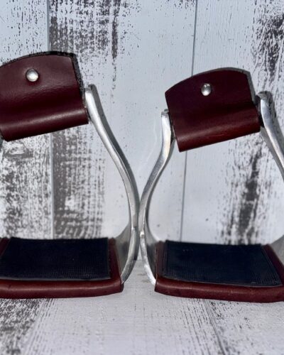 Silver Angled Aluminum Stirrups