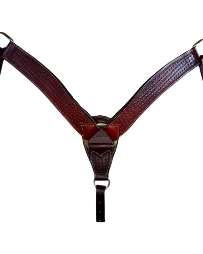2'' Rosewood Spider Stamped Breastcollar