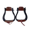 2'' Black Wood Stirrups
