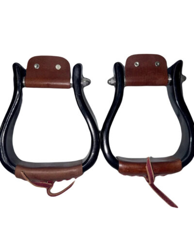 2'' Black Wood Stirrups