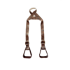 Heavy Duty Nylon Adjustable Cheetah Print Buddy Stirrups