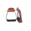 Youth Size Shimmering Pink Navajo Print Stirrups