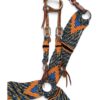 Sunset Corded Mohair 1-Ear Headstall & Breastcollar Set