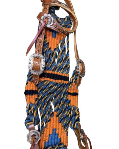 Alternative view of Sunset Corded Mohair 1-Ear Headstall & Breastcollar Set