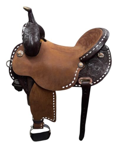 15'' Circle Y MJ53 Josey-Mitchell Renegade Racer Barrel Saddle
