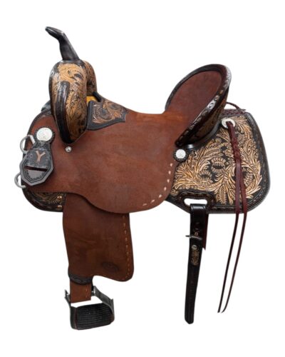 15'' Custom Circle Y Dawson Barrel Saddle