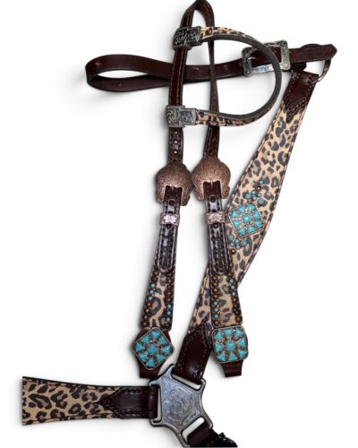 Rockn' Wilsons Cheetah w/ Turquoise Single Layer