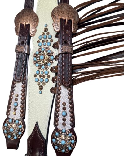 Rockn' Wilsons Cream Stingray Single Layer w/ Tie Fringe - Image 2