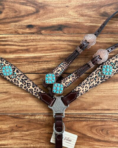 Rockn' Wilsons Cheetah w/ Turquoise Single Layer