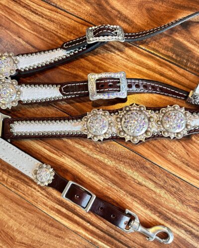 Alternative view of Rockn' Wilsons White Dazzle w/ XL Conchos