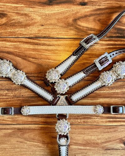 Rockn' Wilsons White Dazzle w/ XL Conchos