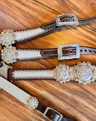 Rockn' Wilsons White Dazzle w/ XL Conchos - Image 4