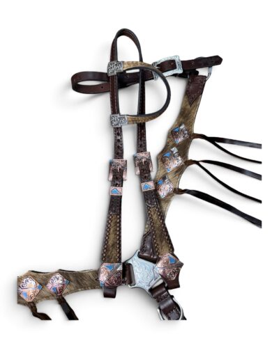 Rockn' Wilsons Cowhide w/ Ties & Arrow Conchos