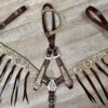 Rockn' Wilsons Chunky Gold Glitter w/ Tie Fringe