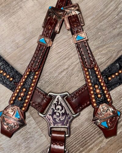 Rockn' Wilsons Black Elephant w/ Arrow Conchos - Image 3